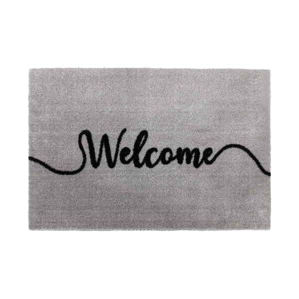 Capacho Welcome Cinza - 0,40 X 0,60