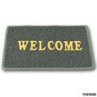 Capacho Welcome Cinza 40x60cm