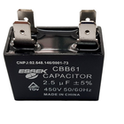 Capacitor 2.5 Uf  450 Vac Ventilador E  Ar Condicionado
