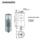 Capacitor Correção Fator De Potência Trifásico 380vca 5 Kvar