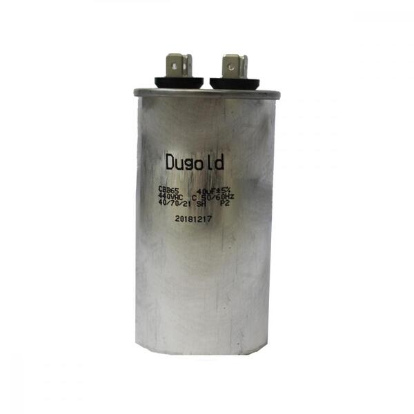 Capacitor Duplo 20+1,5mfd De Metal Dugold - 440v