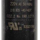 Capacitor Eletrolitico Partida 110v 145-175uf Sibratec
