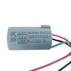 Capacitor Para Ventilador 4+6uf 3 Fios 127v Cod.585 127v