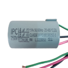 Capacitor Para Ventilador 4uf+8uf 3 Fios 127v 250 Vac Cod.37