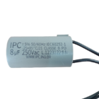 Capacitor Para Ventilador 8uf 2 Fios 250 Vac Cod.625 127/220v