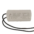 Capacitor Permanente 12uf 250vca Saída Fios Caneca Plástica 5