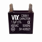 Capacitor Permanente Vix 1.5mf - 450 Volts