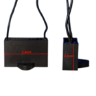 Capacitor Quadrado P/ Ventilador 2 Fios 3,5uf 50/60hz 250vac