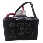 Capacitor Quadrado P/ Ventilador 2 Fios 4,5uf 50/60hz 250v 25