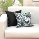 Capas Almofadas Pretas E Estamapdas Kit Com 4 Unidades 45cm X