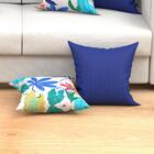 Capas De Almofadas Azuis E Coloridas 2 Unidades 45cm X 45cm T