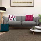 Capas De Almofadas Decorativa Kit 3 Peças Estampada Chevron