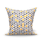 Capas De Almofadas Decorativas Amarelo Triângulo Composê 45cm