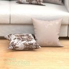 Capas De Almofadas Decorativas Bege Floral Composê 45cm X 45c