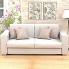 Capas De Almofadas Decorativas Bege Medalhão 45cm X 45cm Com