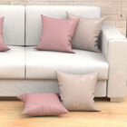 Capas De Almofadas Decorativas Bege Rosê Medalhão Composê 45c