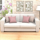 Capas De Almofadas Decorativas Bege Rosê Medalhão Composê 45c