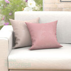 Capas De Almofadas Decorativas Bege Rosê Medalhão Composê 45c