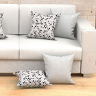 Capas De Almofadas Decorativas Branca Triângulo Composê 45cm