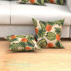 Capas De Almofadas Decorativas Palha Abacaxi Tropical 45cm X