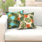 Capas De Almofadas Decorativas Palha Abacaxi Tropical Composê