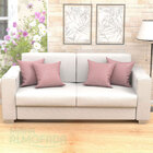 Capas De Almofadas Decorativas Rose Medalhão 45cm X 45cm Com