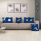 Capas De Almofadas Estampada Infantil Kit 6 Peças Astronauta