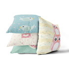 Capas De Almofadas Infantis Coruja Baby 35x35cm 4un
