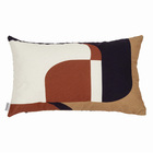 Capa Quadrada e Retangular Tecido Marrom 43x43 e 30x50 2 unidades Speciatta