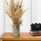 Capim Dos Pampas Arranjo De Flores Secas Outono N2 + Vaso