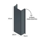 Carenagem Hidráulica Para Esconder Cano 65x20x15cm