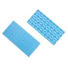 Carimbo Para Modelar Bolo Azul Claro 6,9cm 2pçs Allonsy