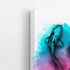 Carpa Peixe Arte Minimalista Colorido Quadro Canvas 140x90cm