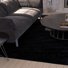 Carpete Sala Quarto Forração M² Preto