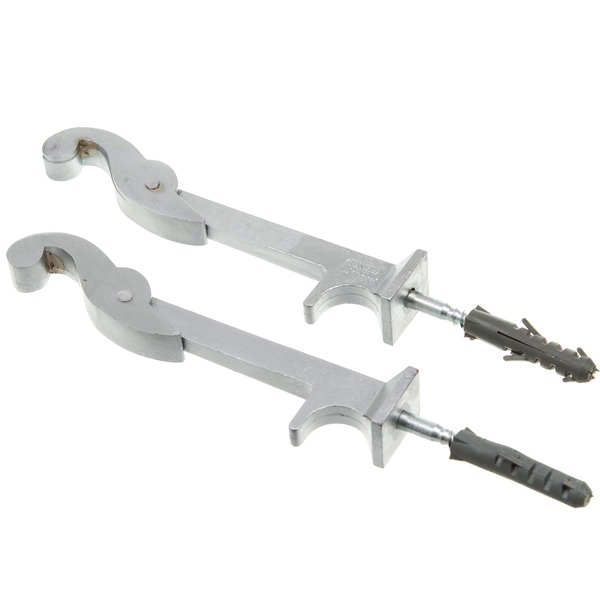 Carranca para Janela Zamac Cromado Acetinado 131x18x62mm União Mundial