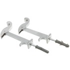 Carranca para Janela Zamac Cromado Acetinado 131x18x62mm União Mundial