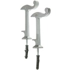 Carranca para Janela Zamac Cromado Acetinado 131x18x62mm União Mundial