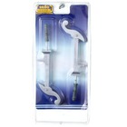 Carranca para Janela Zamac Cromado Acetinado 131x18x62mm União Mundial