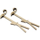 Carranca para Janela Zamac Latonado Oxidado 131x18x62mm União Mundial