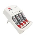 Carregador  Pilhas Aa/aaa/9v Mox Mo-cp52 Bivolt Auto Stop
