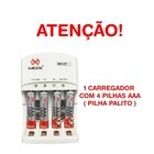 Carregador  Pilhas Aa/aaa/9v Mox Mo-cp52 Bivolt Auto Stop