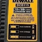 Carregador Bateria 12v A 20v 110v/220v Dewalt Dcb115