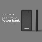 Carregador Bateria Portátil Power Bank Philips Preto 10.000 M