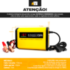 Carregador De Bateria Automotivo Smart Charger 6a Inteligente