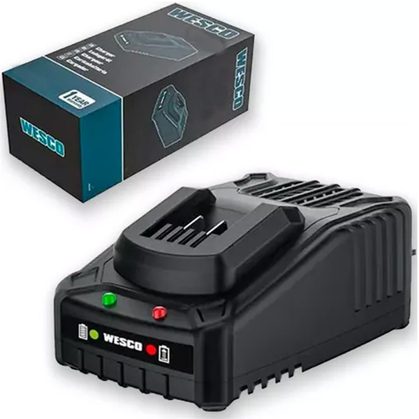 Carregador De Bateria Estático 18v Bivolt Ws9969 Wesco