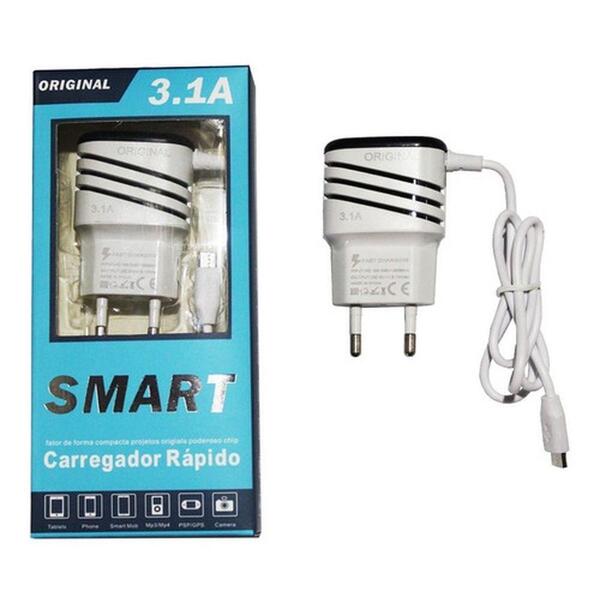 Carregador De Parede V8 3.1a 6552 - Smart