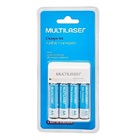 Carregador De Pilhas Com 4 Pilhas Aa De 2500 Mah Multilaser C
