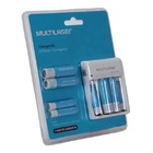 Carregador De Pilhas Com 8 Pilhas 4 Pilhas Aaa + 4 Pilhas Aa