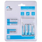 Carregador De Pilhas Com 8 Pilhas 4 Pilhas Aaa + 4 Pilhas Aa