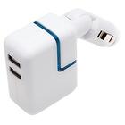 Carregador De Tomada 2.1a Com 2 Usb E Adaptador Veicular Comt